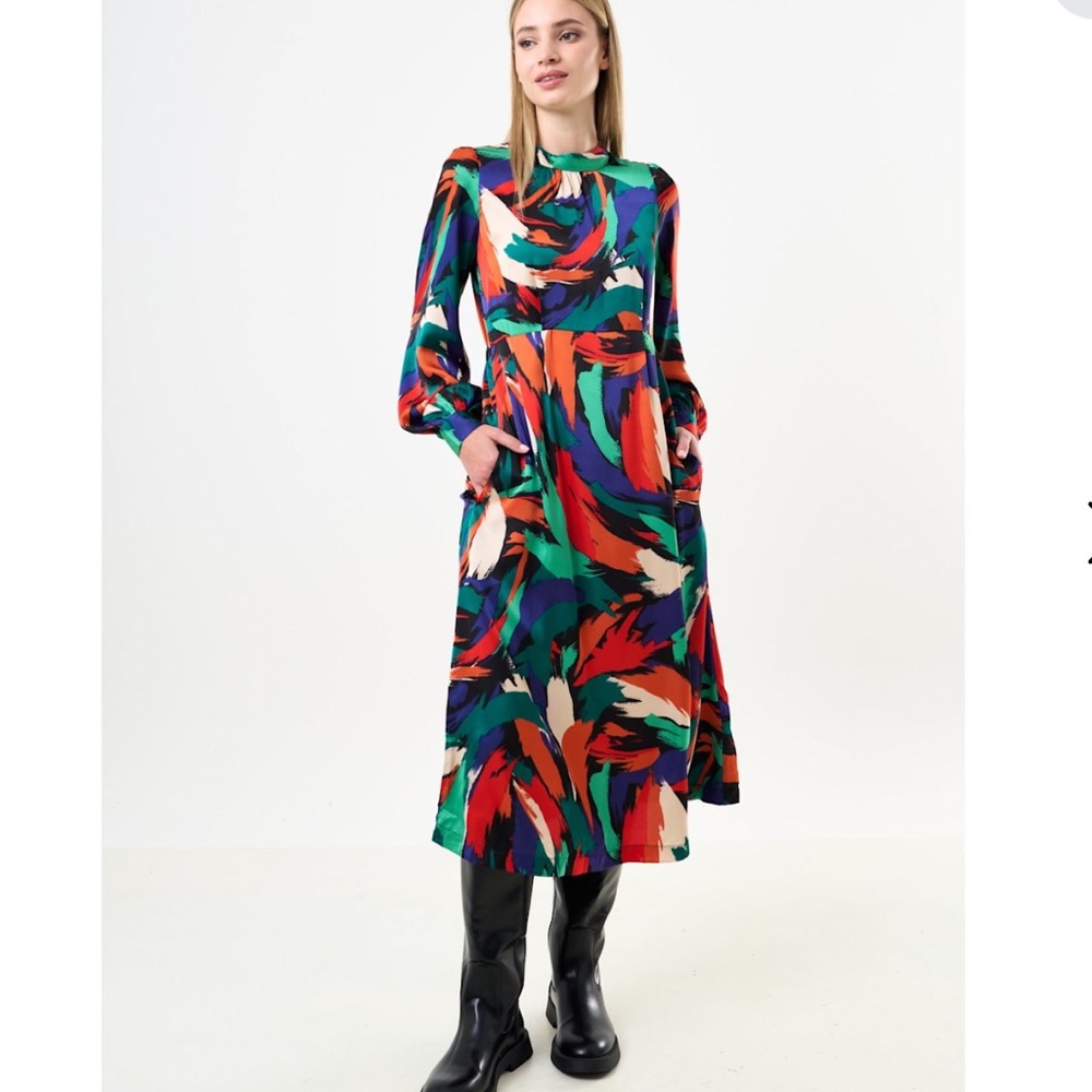 Louché midi dress